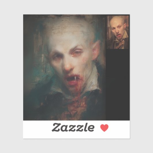 Self Portrait — Gothic Fine Art シール (シート)