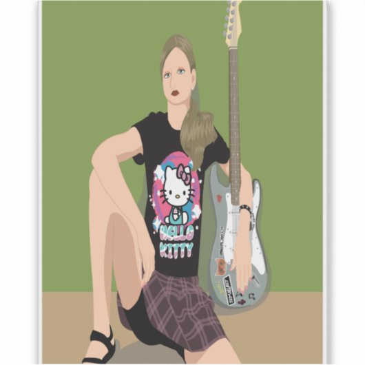 Self-Portrait Sticker シール (正面)