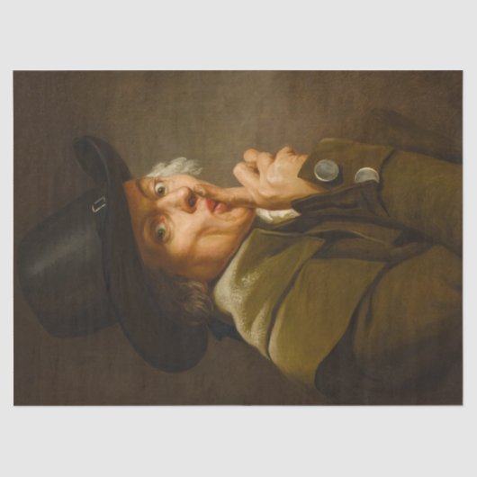 Self Portrait, The Silence by Joseph Ducreux 薄葉紙 (正面)