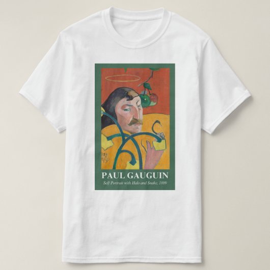 Self-portrait with Halo and Snake Tシャツ (デザイン正面)