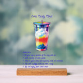 Self-Serve Mocktail Acrylic Sign アクリルサイン (ニュートラル)