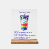 Self-Serve Mocktail Acrylic Sign アクリルサイン (正面)