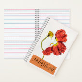 Self Spiral Notebookへのメモ ノートブック (内側)