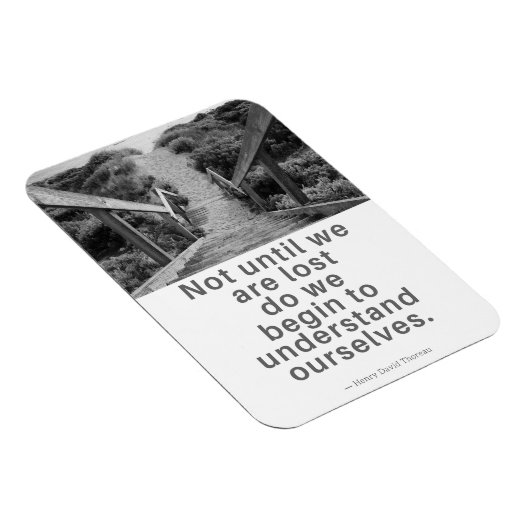 Self Thoreau引用文磁石について マグネット (右側)