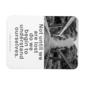 Self Thoreau引用文磁石について マグネット (横)