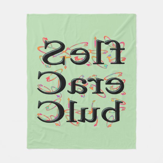 selfcare club フリースブランケット (正面)