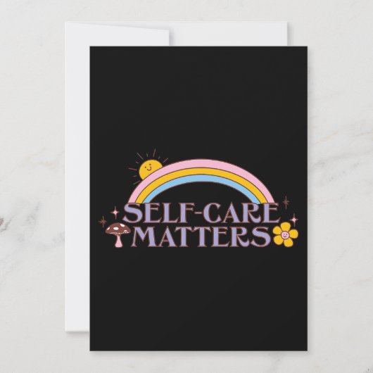 SelfCare Mattersアパおもしろいレル 招待状 (正面)
