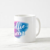 Selfieのおもしろいな女王 コーヒーマグカップ (正面右)
