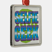 Selfieのギークv3 メタルオーナメント (右)