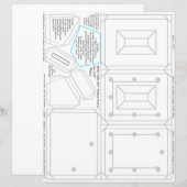 Selfie 3x4写真フレームfor 2x3 Photo Craft紙 (正面/裏面)
