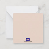 Selfie Buddiesノートカード ノートカード (裏面)