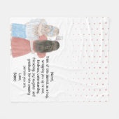 Selfie Girls 最高の Friendsカスタムレター フリースブランケット (正面(横))