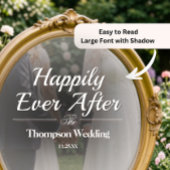 Selfie Mirror Decal - DIY Wedding Decoration ウィンドウサイン
