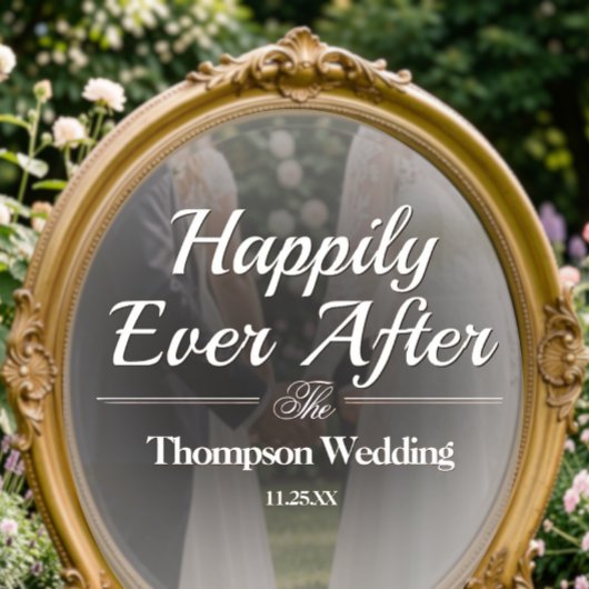 Selfie Mirror Decal - DIY Wedding Decoration ウィンドウサイン