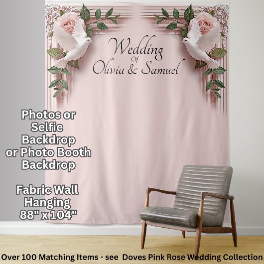 Selfie or Photo-Booth Backdrop Fabric Wall-hanging タペストリー