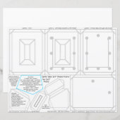 Selfie Picture Frame For 2x3 Photo Printable or (正面/裏面)