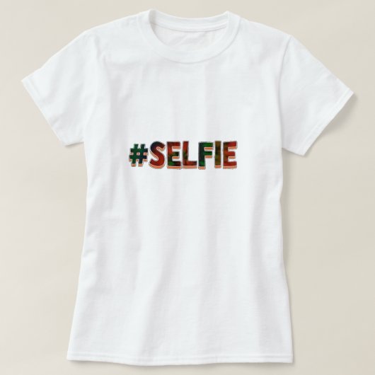 #Selfie Tシャツ (デザイン正面)