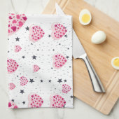 Selflove inspirational quote sweet heart and start キッチンタオル (四つ折り)