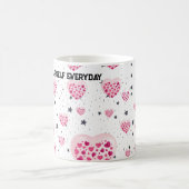 Selflove inspirational quote sweet heart and start コーヒーマグカップ (中央)