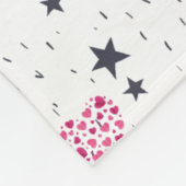 Selflove inspirational quote sweet heart and start フリースブランケット (角)