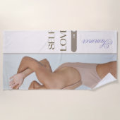 #SelfLoveOnSummerBeachTowel ビーチタオル (正面)