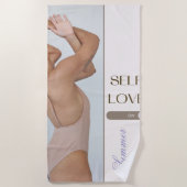 #SelfLoveOnSummerBeachTowel ビーチタオル (正面)