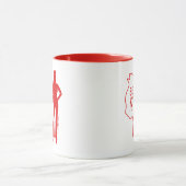 Selina Kyle Catwomanアウトラインロゴ マグカップ (中央)