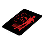 Selina Kyle Catwomanアウトラインロゴ マグネット (左側)