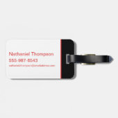 Selina Kyle Catwomanアウトラインロゴ ラゲッジタグ (裏面横)