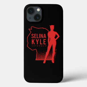 Selina Kyle Catwomanアウトラインロゴ iPhone 13ケース