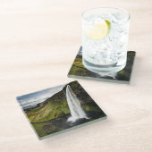 Seljalandsfossの滝|アイスランド ガラスコースター (アングル)