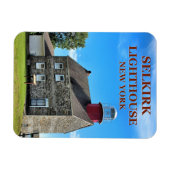 Selkirk Light house, New York Flex Magnet マグネット (横)
