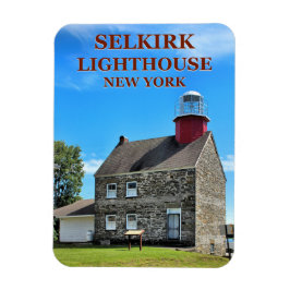 Selkirk Light house, New York Flex Magnet マグネット
