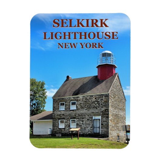 Selkirk Light house, New York Flex Magnet マグネット (縦)