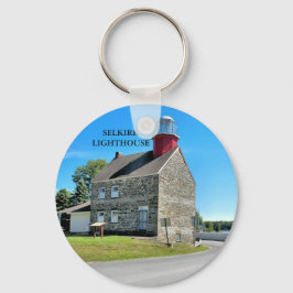 Selkirk Light house, New York Keychain キーホルダー