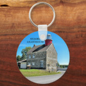 Selkirk Light house, New York Keychain キーホルダー (正面)