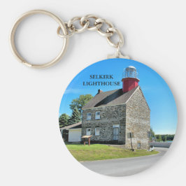 Selkirk Light house, New York Keychain キーホルダー