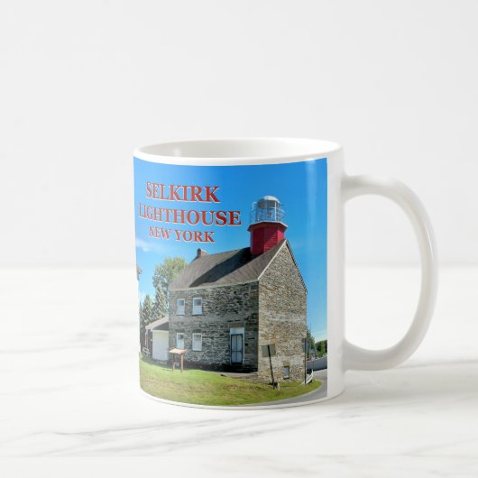 Selkirk Light house, New York Mag コーヒーマグカップ (右)