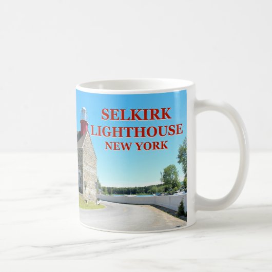 Selkirk Light house, New York Mag コーヒーマグカップ (右)