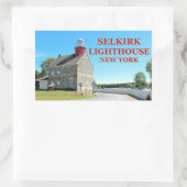 Selkirk Light house, New York Stickers 長方形シール (バッグ)