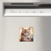 Selkirk Rex Breed Of Cat マグネット (インサイチュ (食洗機))