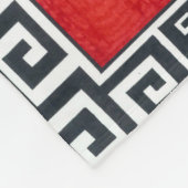 Selknamの総括的なチリの南アフリカのインドのフォーク フリースブランケット (角)