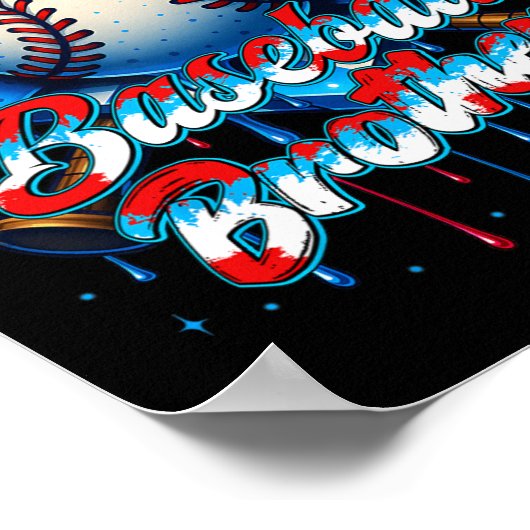 Sell Drip Brother Day Birthday Group Matching Fami ポスター (角)