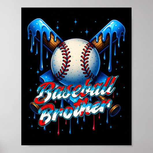 Sell Drip Brother Day Birthday Group Matching Fami ポスター (正面)