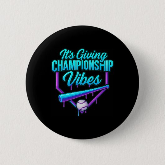 Sell Drip Ice Cream Drip It Giving Championship Vi 缶バッジ (正面)