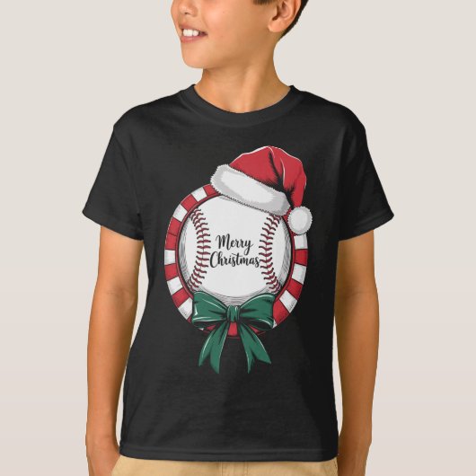 Sell Santa Hat Christmas Holiday Design  Tシャツ (正面)