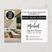 Sell Your Home in 10 Steps Agent spring clean Card 案内ポストカード (裏面)