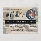 Sell Your Home in 10 Steps Agent spring clean Card 案内ポストカード (正面)