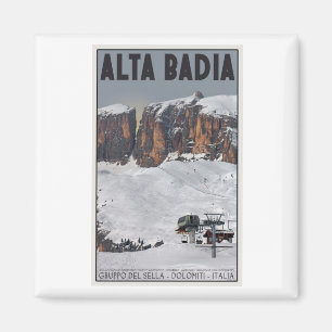 Sellaロンダ- Alta Badia マグネット