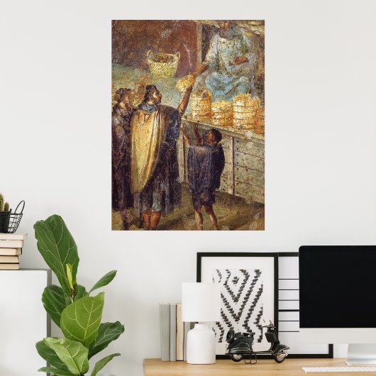 Selling Bread ポスター (ホームオフィス)